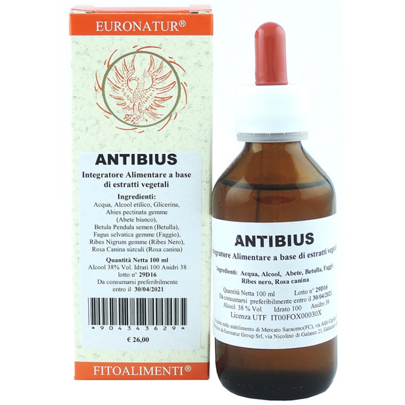 Antibius Gocce 100 ml – Integratore in Gocce per il Benessere Naturale dell’Organismo Antibius Gocce 100 ml – Integratore in Gocce per il Benessere Naturale dell’Organismo