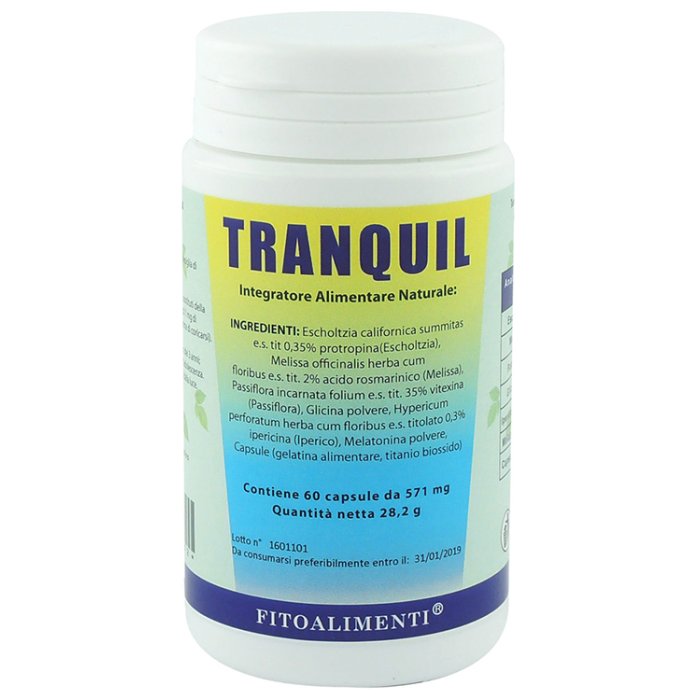 Tranquil 60 capsule integratore rilassante per sonno e ansia