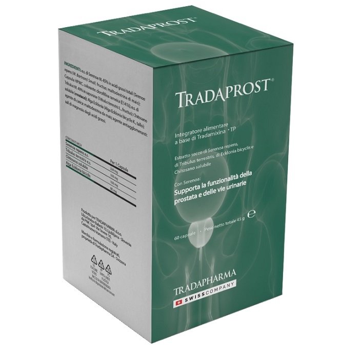 Tradaprost 60 Capsule Integratore Prostata Uomo Alternativa a Prostamol con Serenoa Repens per il Benessere Urinario