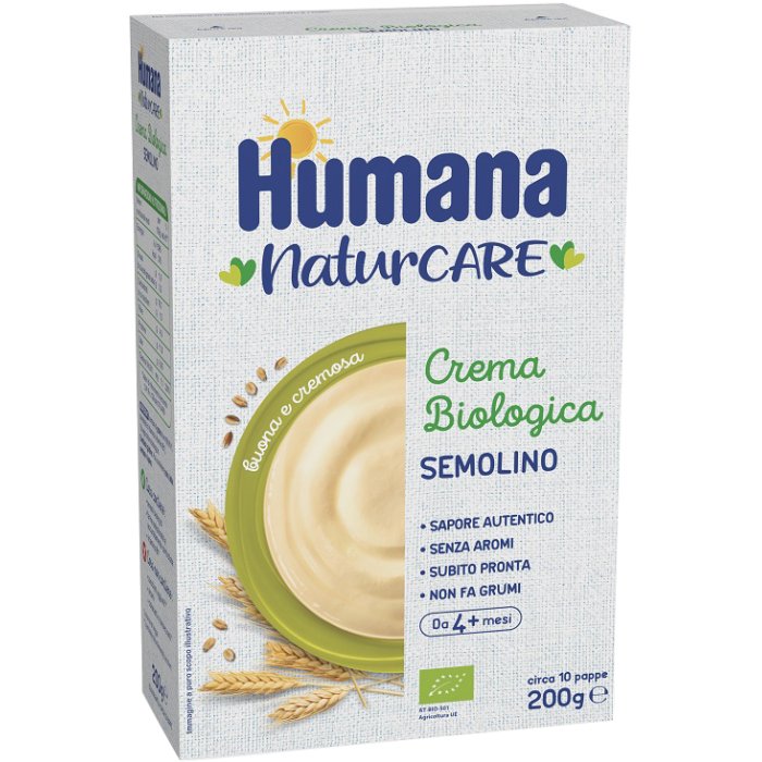 Humana crema bio semolino 200 g - crema di semolino biologica per bambini