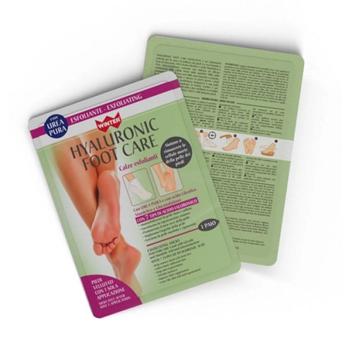 Winter Hyaluronic Foot Care Calze Esfolianti per Piedi Belli e Curati 2 x 20g