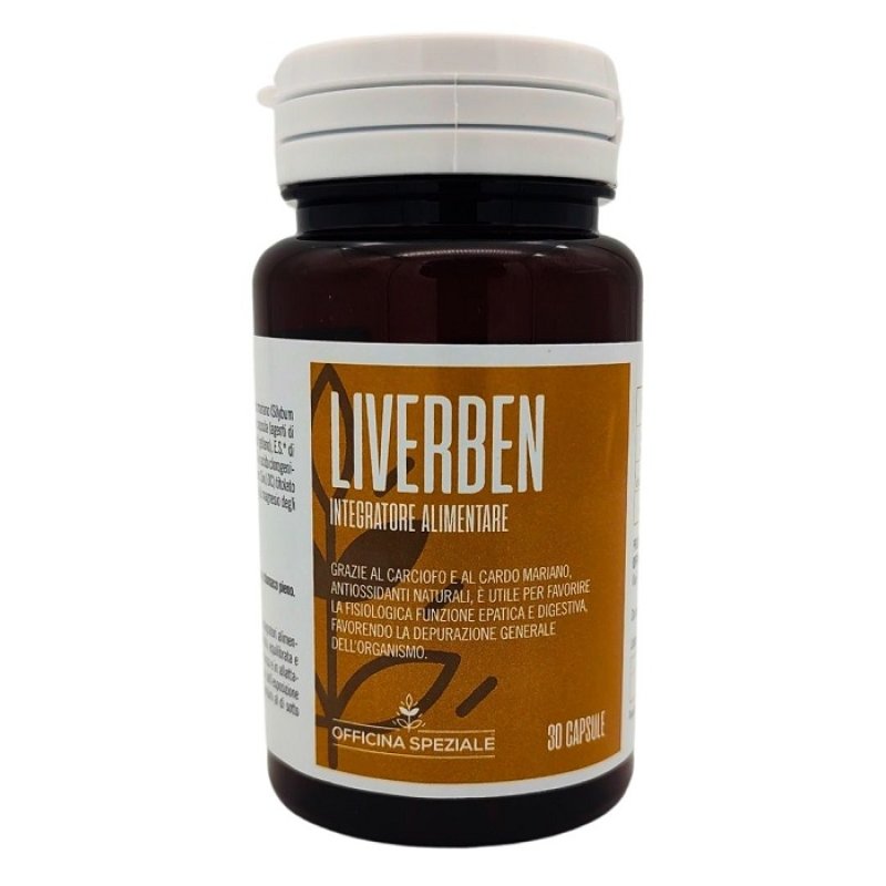 Liverben 30 capsule - integratore depurativo per fegato