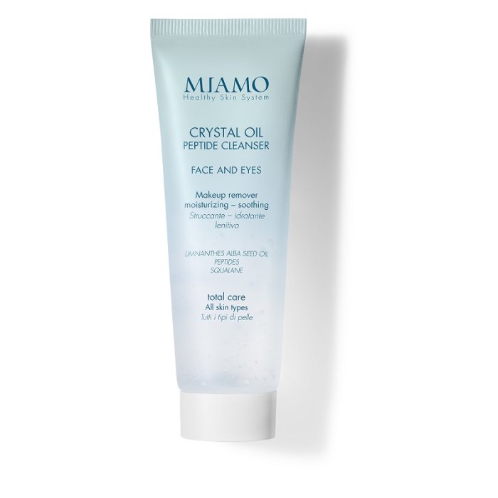 Miamo Total Care - Crystal Oil Peptide Cleanser Struccante Idratante Lenitivo Detergente Viso e Occhi Travel Size 50 ml