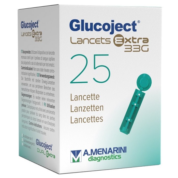 GLUCOJECT Lancets Plus 33g*25p