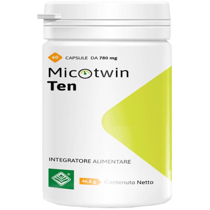 Micotwin Ten Gheos 60 Capsule Integratore Alimentare a Base di Funghi Medicinali per il Supporto delle Difese Immunitarie
