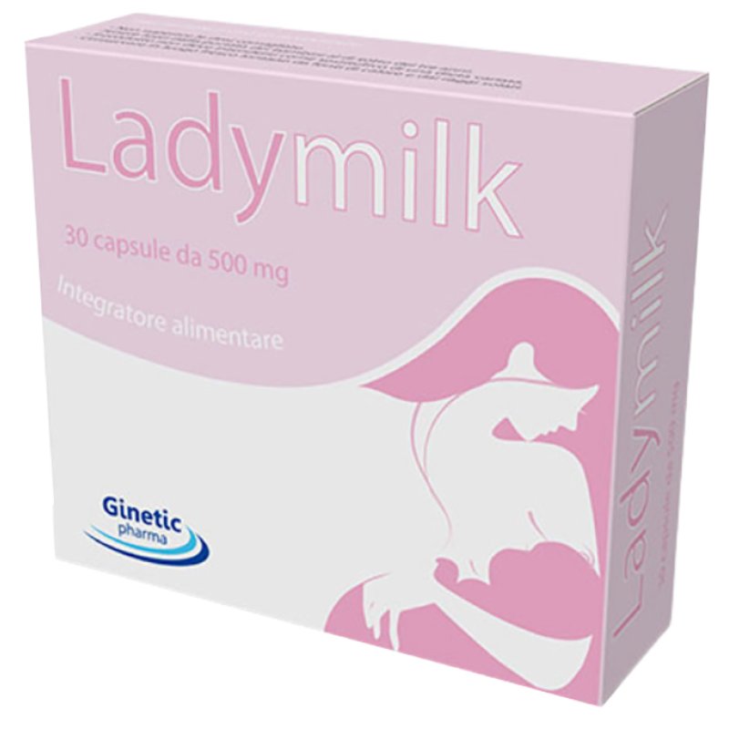 Ladymilk Integratore in Capsule 500 mg per Allattamento e Benessere della Mamma – Confezione da 30 Capsule Ladymilk Integratore in Capsule 500 mg per Allattamento e Benessere della Mamma – Confezione da 30 Capsule