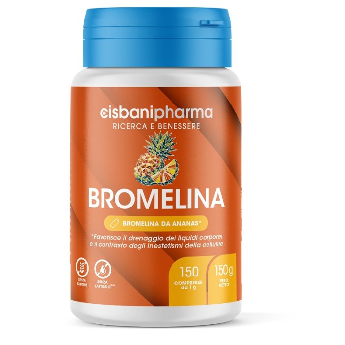 Bromelina 180 compresse Cis Bani - integratore a base di bromelina per drenaggio e gonfiore