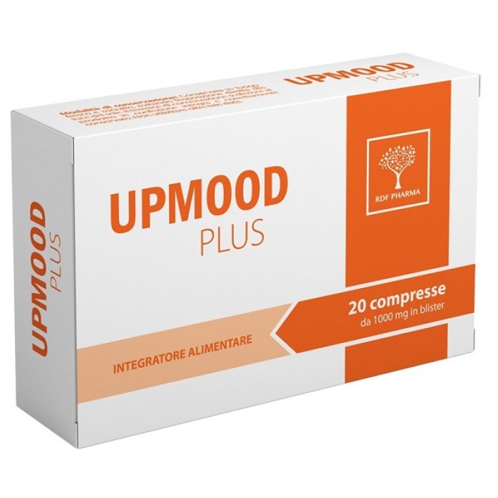 UPMOOD Plus integratore per the umore and il rilassamento 20 compresse con triptofano magnesio e vitamine del gruppo B per benessere mentale e qualità del sonno