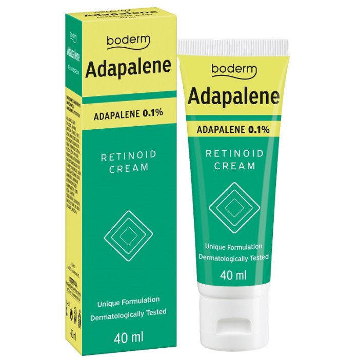 Adapalene 0,1% crema 40 ml - trattamento topico per acne lieve e moderata