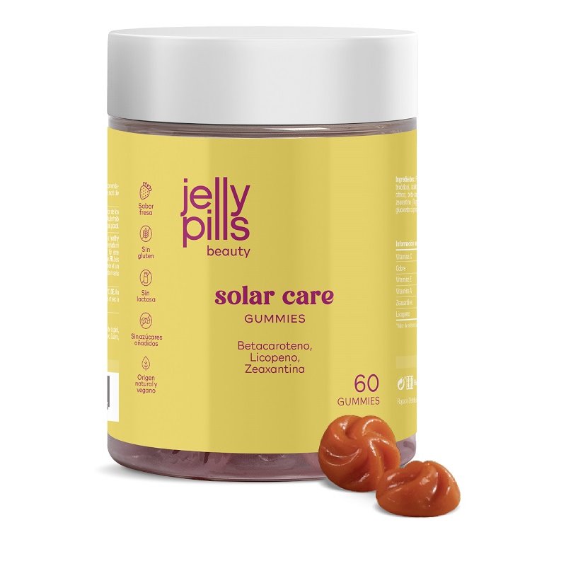 Jelly Pills Solar Care 60 gummies - caramelle gommose per supporto alla pelle al sole
