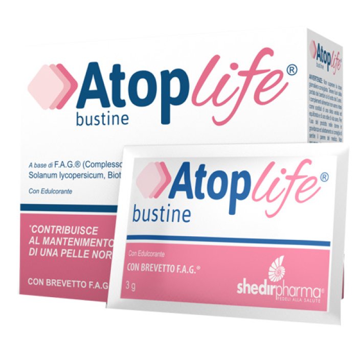Atoplife Integratore Alimentare in Bustine per Pelle Atopica e Secca, Supporto Difese Cutanee, Confezione da 20 Bustine