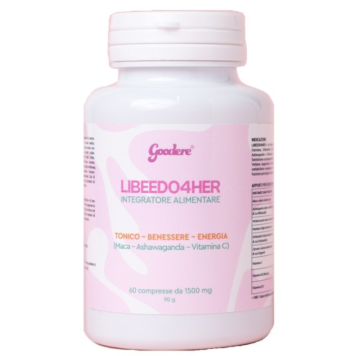 Goodere Libeedo 4 Her 90 g – integratore per energia e desiderio femminile 60 compresse 