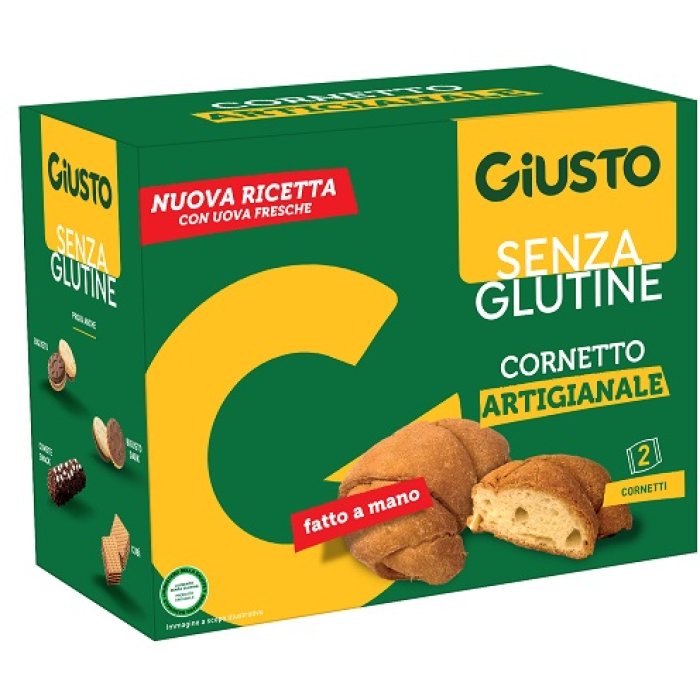 Giusto senza glutine Cornetto Classico 2x80 g - cornetti senza glutine per colazione