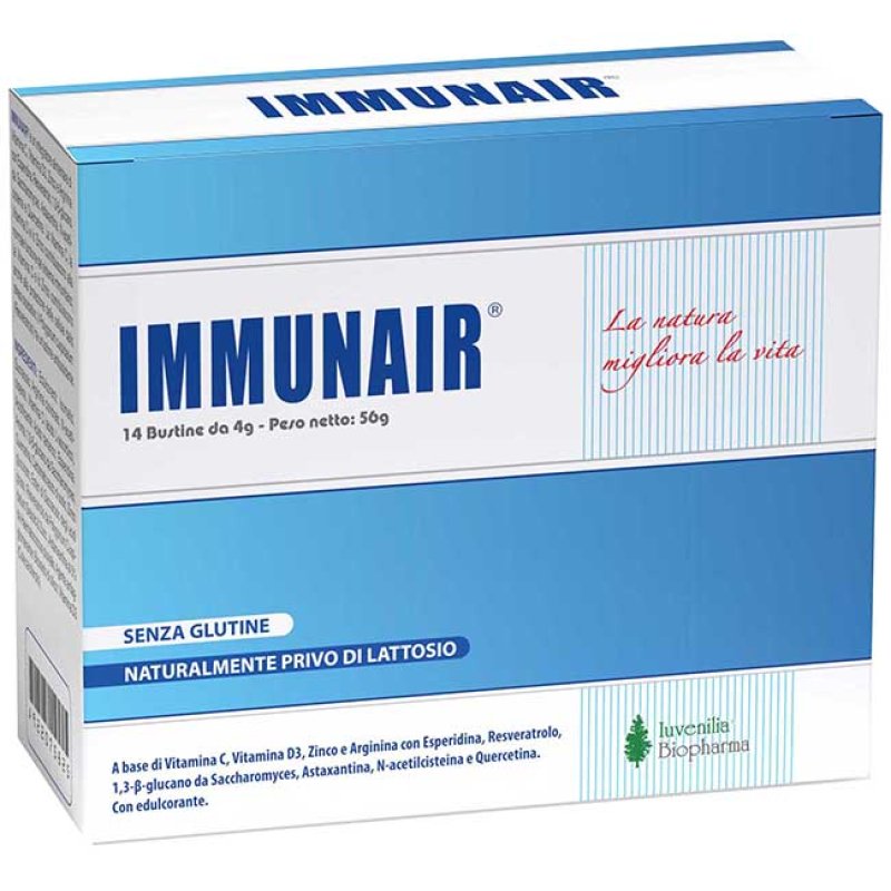 Immunaair Integratore per le Difese Immunitarie 14 Buste – Supporto del Sistema Immunitario e delle Vie Respiratorie