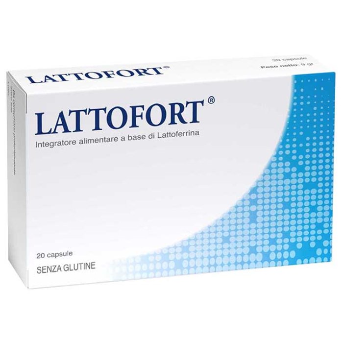 Lattofort 100 mg 20 Capsule - Integratore Fermenti Lattici Probiotici Krim