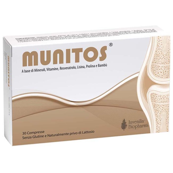 Munitos 30 Cpr Compresse Integratore Alimentare per le Difese Immunitarie con Vitamine e Minerali