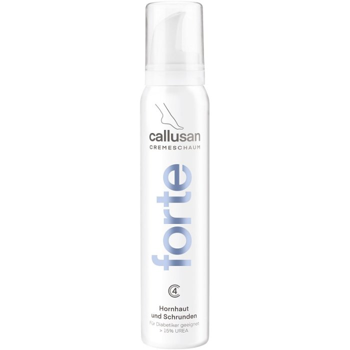 Callusan Forte schiuma crema 125 ml - mousse piedi con urea per calli e pelle ispessita