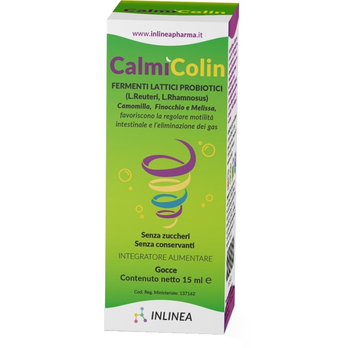 Calmicolin Gocce Orali 15 Millilitri – Integratore per Coliche Addominali e Benessere Intestinale di Neonati e Bambini Colin