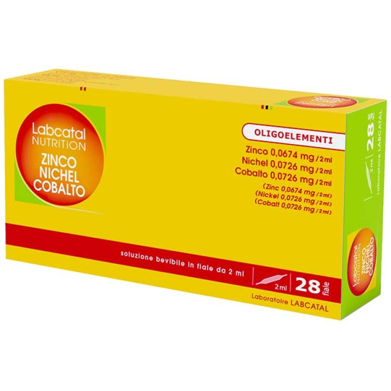Labcatal Oligosol Zinco Nichel Cobalto Soluzione Orale 28 Fiale