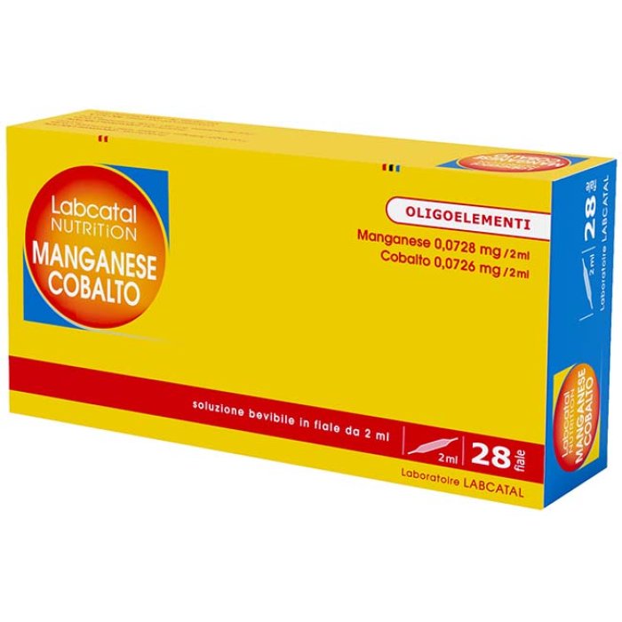 Labcatal Nutrition Mn/Co 28 fiale integratore oligoelementi manganese cobalto