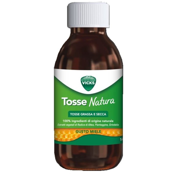 Vicks Tosse Natura sciroppo naturale per tosse secca e grassa 140 ml