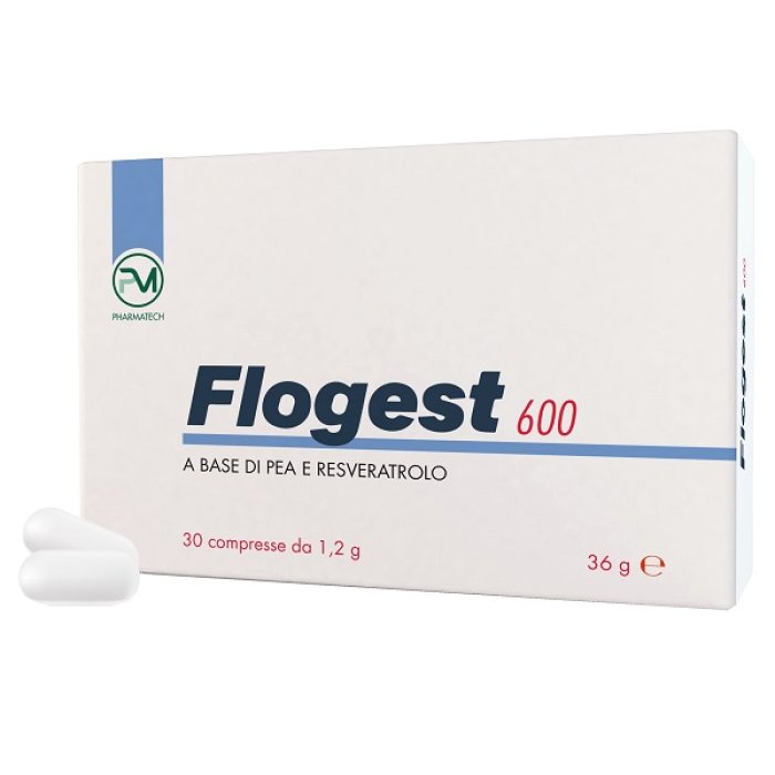Flogest 600 Integratore Antinfiammatorio 30 Compresse per Dolori Articolari e Muscolari