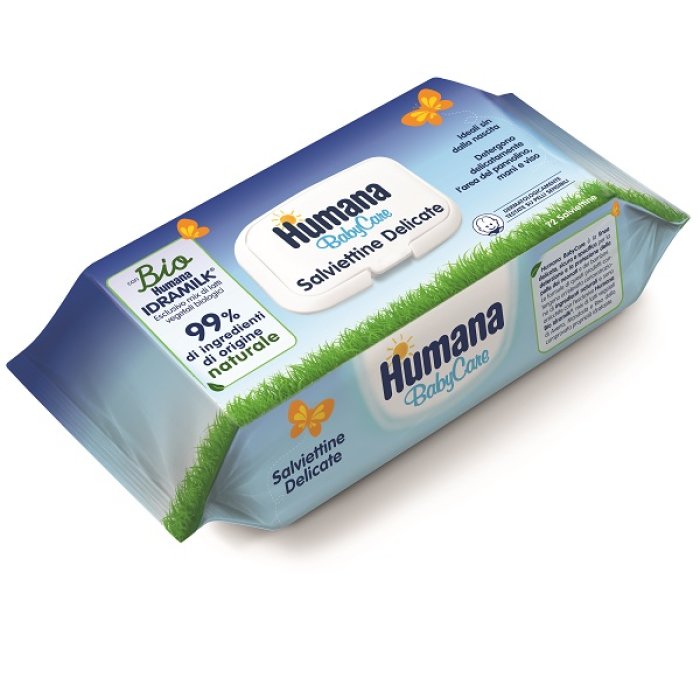 Humana Baby Care - Salviettine Delicate 72 salviette