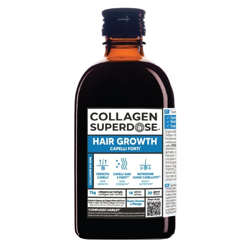 Collagen Superdose Hair Trattamento Rinforzante al Collagene per Capelli Danneggiati e Secchi 300 Millilitri
