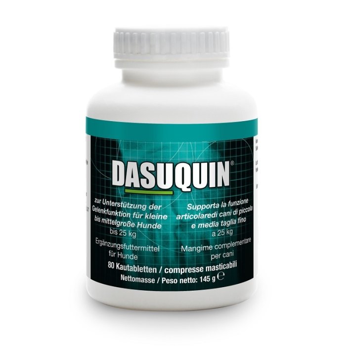 Dasuquin Cani sotto 25 Kg S/M 80 Compresse Integratore per Articolazioni Cane Piccola Taglia Formula Evolution