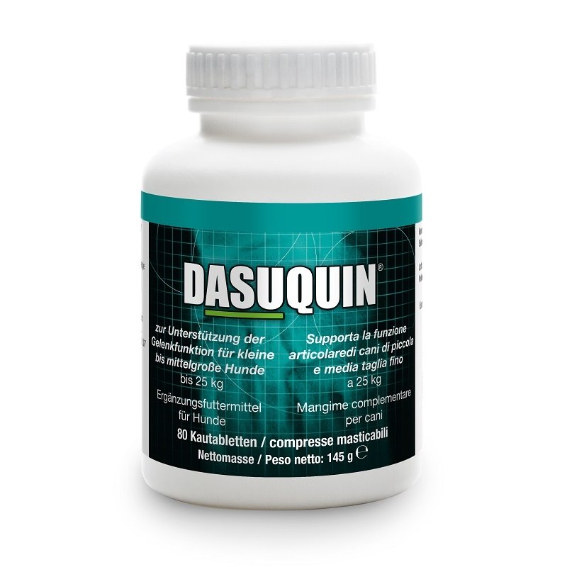 Dasuquin Cani sotto 25 Kg S/M 80 Compresse Integratore per Articolazioni Cane Piccola Taglia Formula Evolution