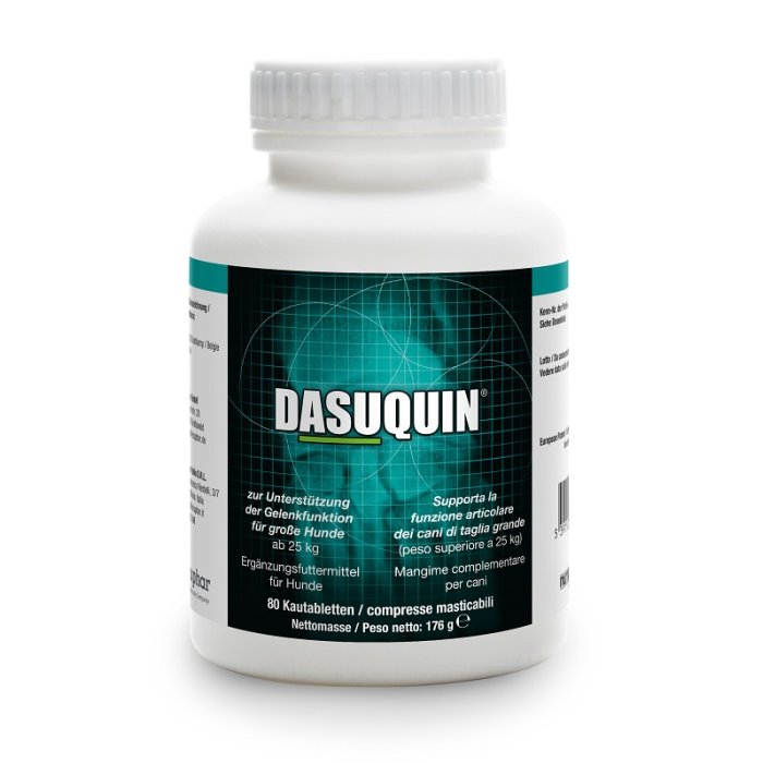 Dasuquin per Cani Taglia Grande oltre 25 kg Integratore per Articolazioni con Glucosamina e Condroitina 80 Compresse