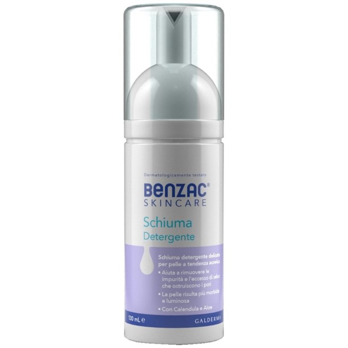 Benzac Schiuma Detergente Viso per Pelle Grassa e Acneica 150 ml