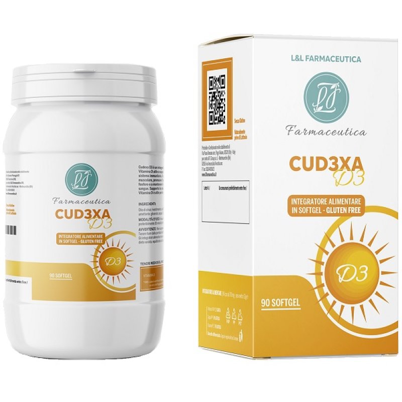 CUDEXA D3 Integratore Omega in Softgel 90 Capsule con Vitamina D3 per Salute di Ossa e Sistema Immunitario