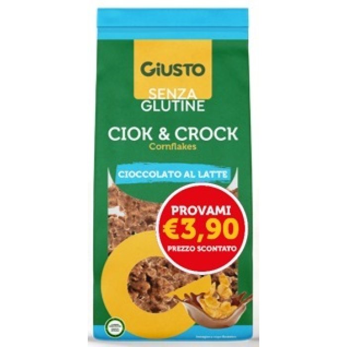 Giusto senza glutine Ciok & Crock latte - cereali croccanti al gusto latte