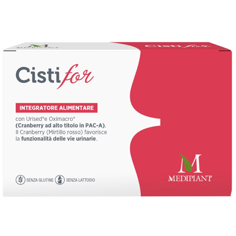 Cistifor Integratore per Cistite e Benessere delle Vie Urinarie 12 Compresse