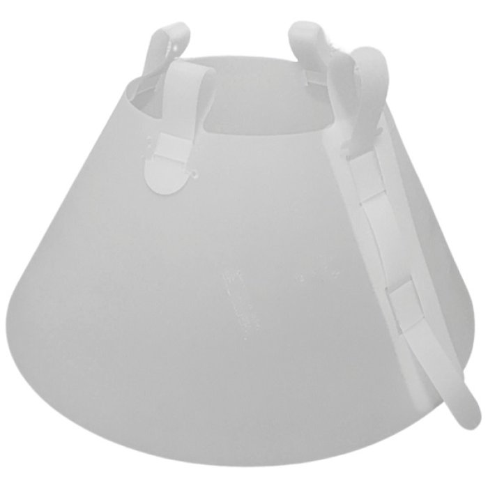 Collare Elisabetta 30 cm per Cani e Gatti FOQUS Class – Collare Protettivo Post Operatorio in Plastica Trasparente Regolabile