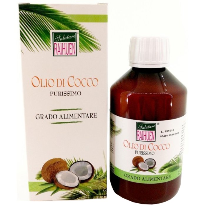 Olio Di Cocco Alimentare  250  Ml Puro