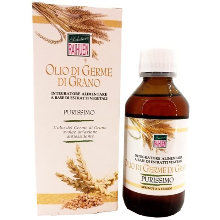 Olio di germe di grano 100 ml - olio vegetale ricco di vitamina E per pelle e capelli