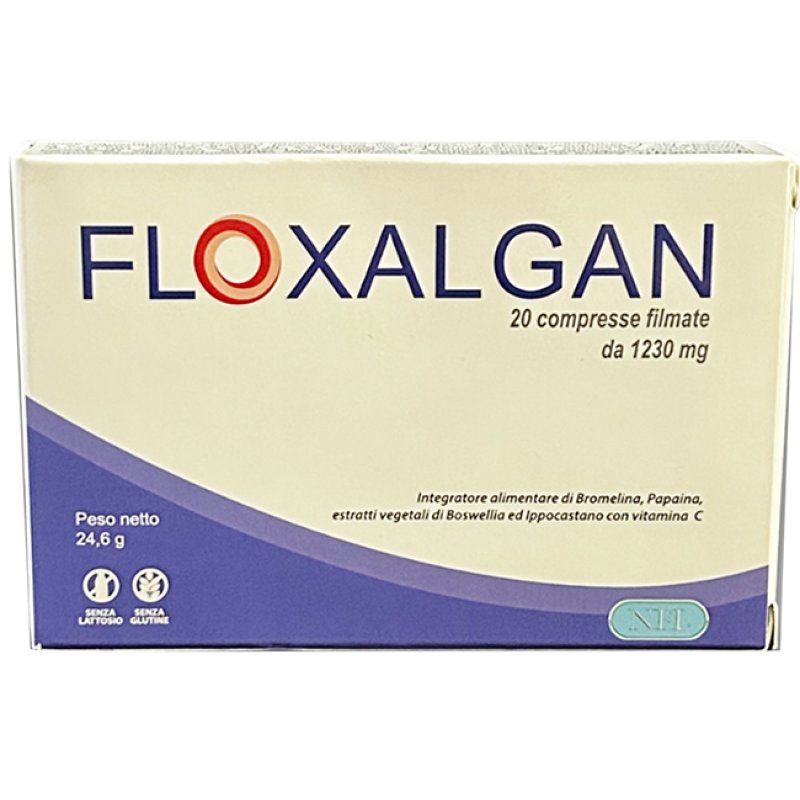 Natural Farma Lab Floxalgan 20 Compresse Rivestite Da 1,02 G
