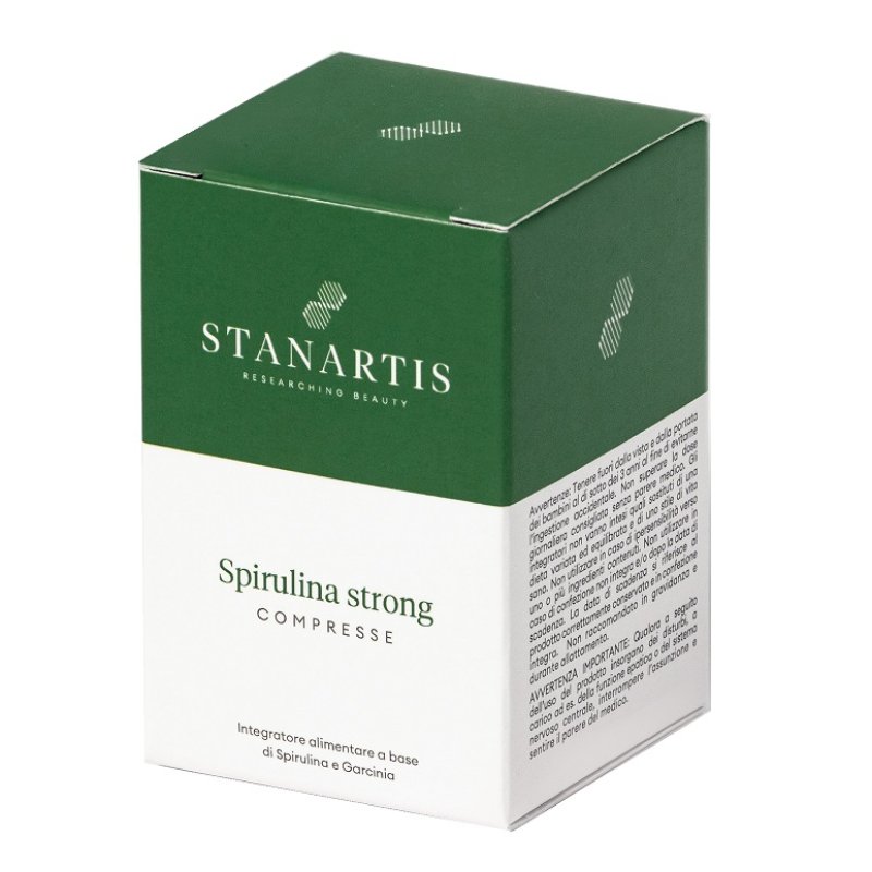 Spirulina Strong 30 compresse - integratore di alga spirulina ad alto dosaggio