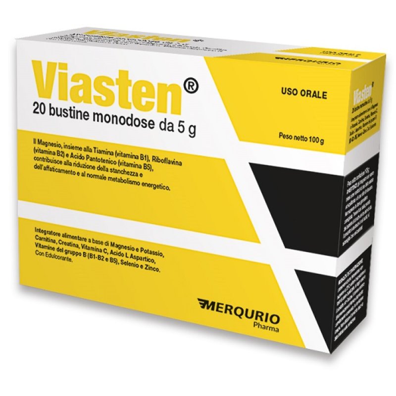 Viasten Integratore Alimentare 20 Bustine Benessere Circolazione Venosa and Gambe Leggere