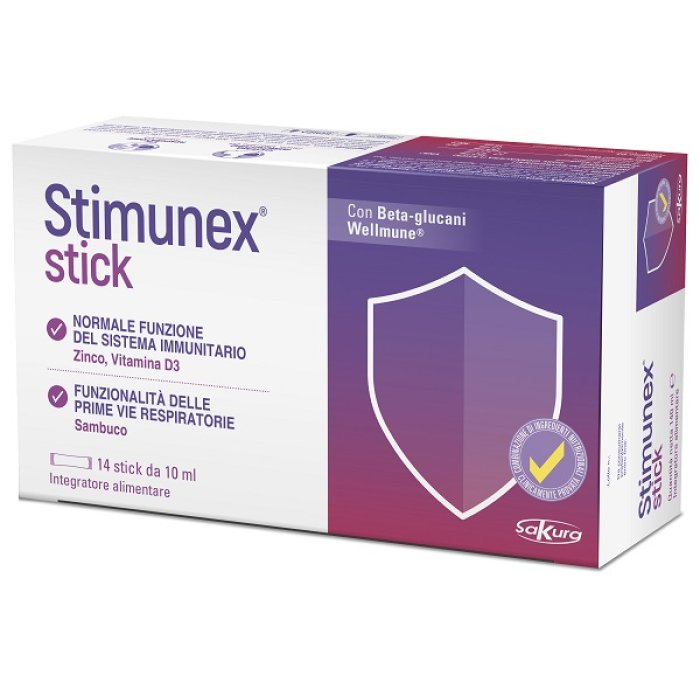 Stimunex Stick Integratore Difese Immunitarie 14 Stick Orali