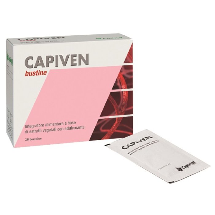 Capiven Integratore per la Circolazione Venosa e Gambe Pesanti - 20 Bustine Orali