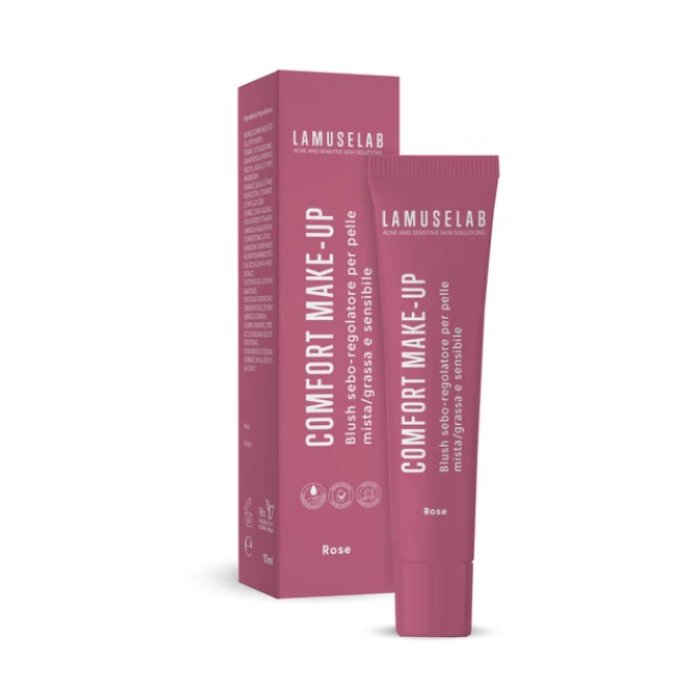 LaMuseLab Comfort Make Up - Blush Seboregolatore colore Rosato 10 ml