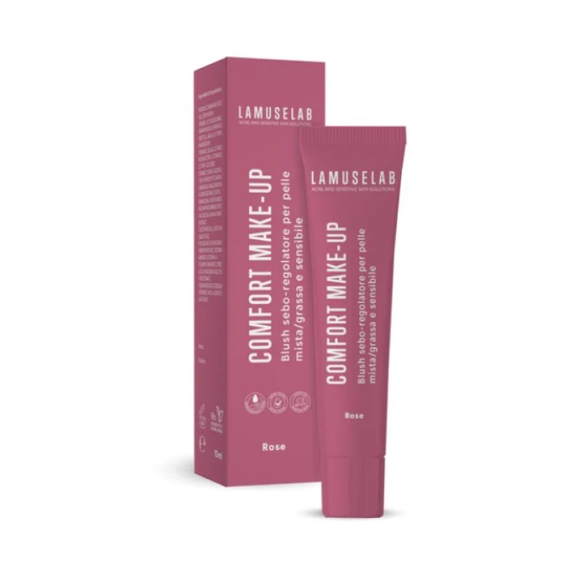 LaMuseLab Comfort Make Up - Blush Seboregolatore colore Rosato 10 ml