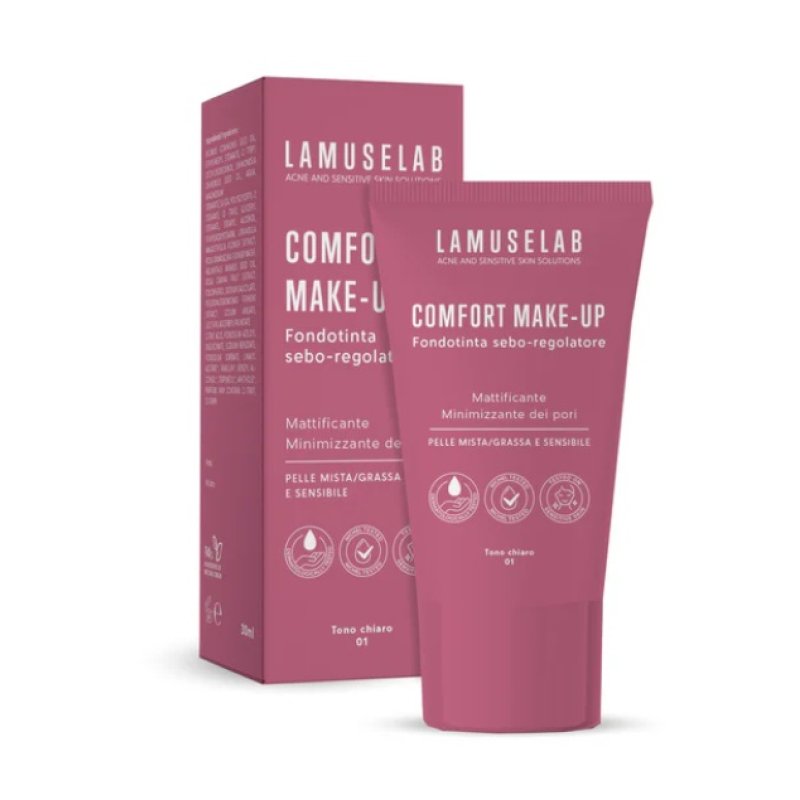 Lamuselab fondotinta tono chiaro 30 ml