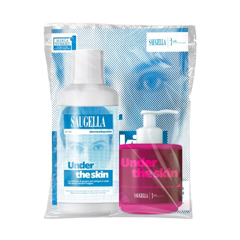  Saugella Blu Under The Skin Detergente Intimo 500ml+150ml Omaggio