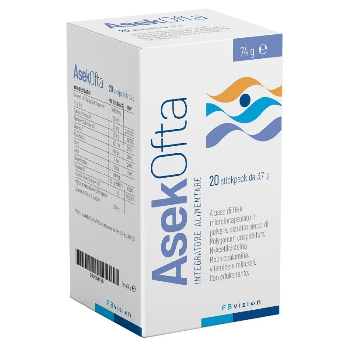 Asekofta 20 stickpack - integratore per digestione e benessere epatico