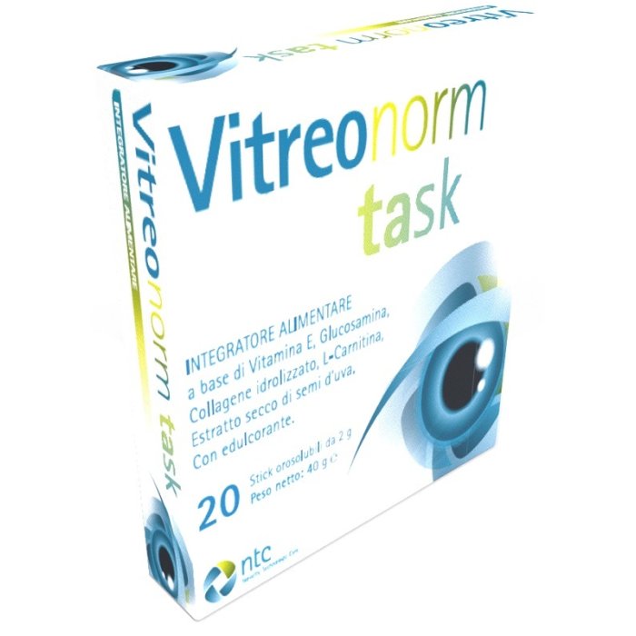 Vitreonorm Task 20 stick - integratore per benessere della retina e funzionalitÃ  visiva