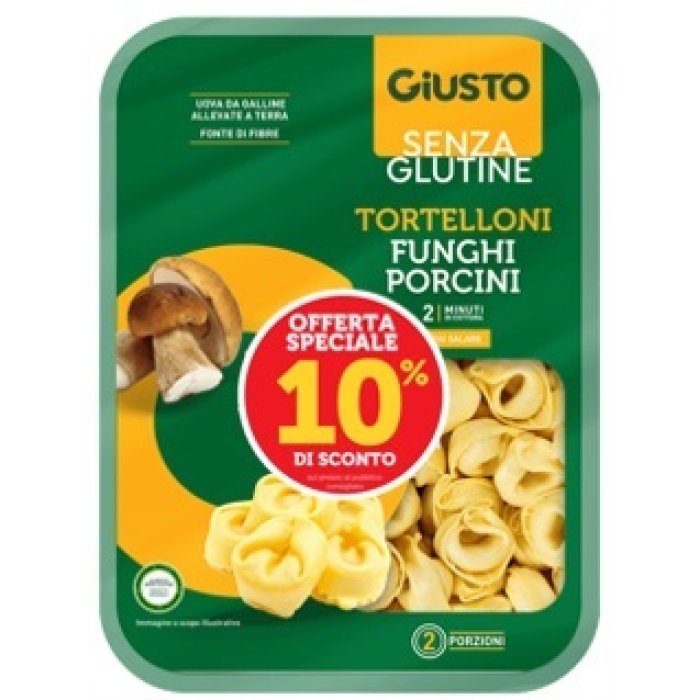 Giusto Senza Glutine Tortelloni Fun 250 g Pasta Fresca Ripiena